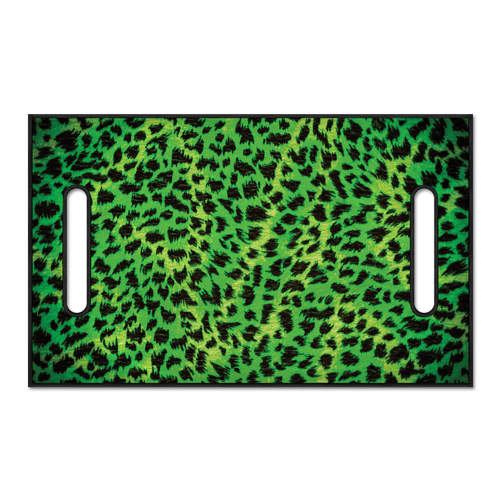 Green And Black Cheetah Print Golf Cart Seat Cover