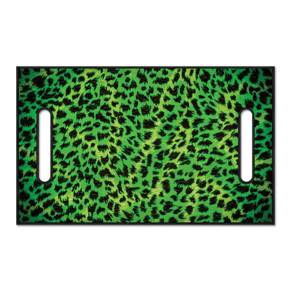 Green And Black Cheetah Print Golf Cart Seat Cover