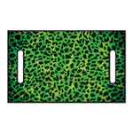 Green And Black Cheetah Print Golf Cart Seat Cover