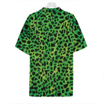 Green And Black Cheetah Print Hawaiian Shirt