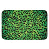 Green And Black Cheetah Print Indoor Door Mat