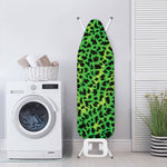 Green And Black Cheetah Print Ironing Board Cover