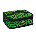 Green And Black Cheetah Print Small Lunch Bag