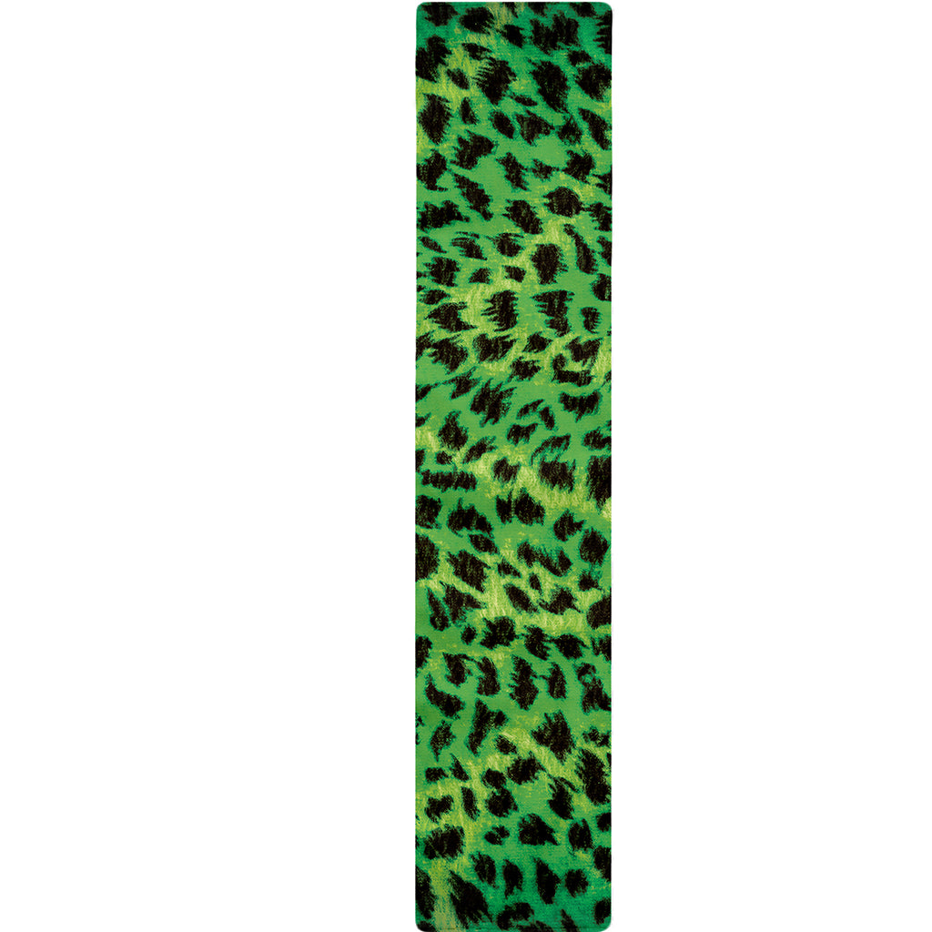 Green And Black Cheetah Print Table Runner