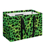Green And Black Cheetah Print Utility Tote Bag