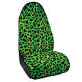 Green And Black Cheetah Print Waterproof Car Seat Cover