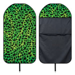 Green And Black Cheetah Print Waterproof Car Seat Cover