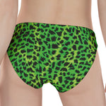 Green And Black Cheetah Print Women's Panties