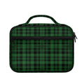 Green And Black Tartan Pattern Print Briefcase Bible Bag