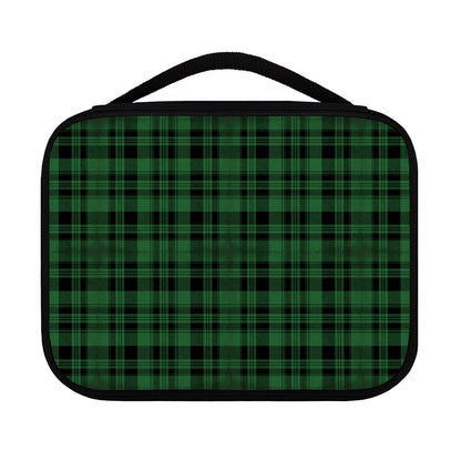 Green And Black Tartan Pattern Print Classic Bible Case