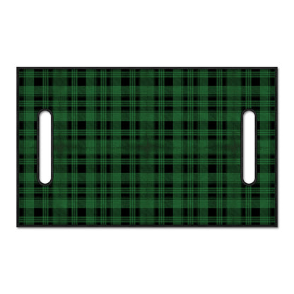 Green And Black Tartan Pattern Print Golf Cart Seat Cover