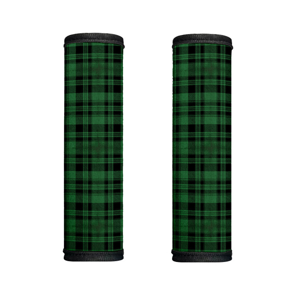 Green And Black Tartan Pattern Print Handle Covers