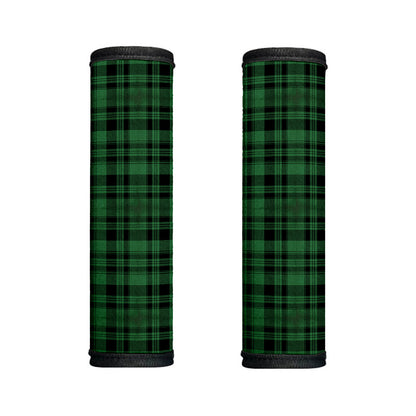 Green And Black Tartan Pattern Print Handle Covers