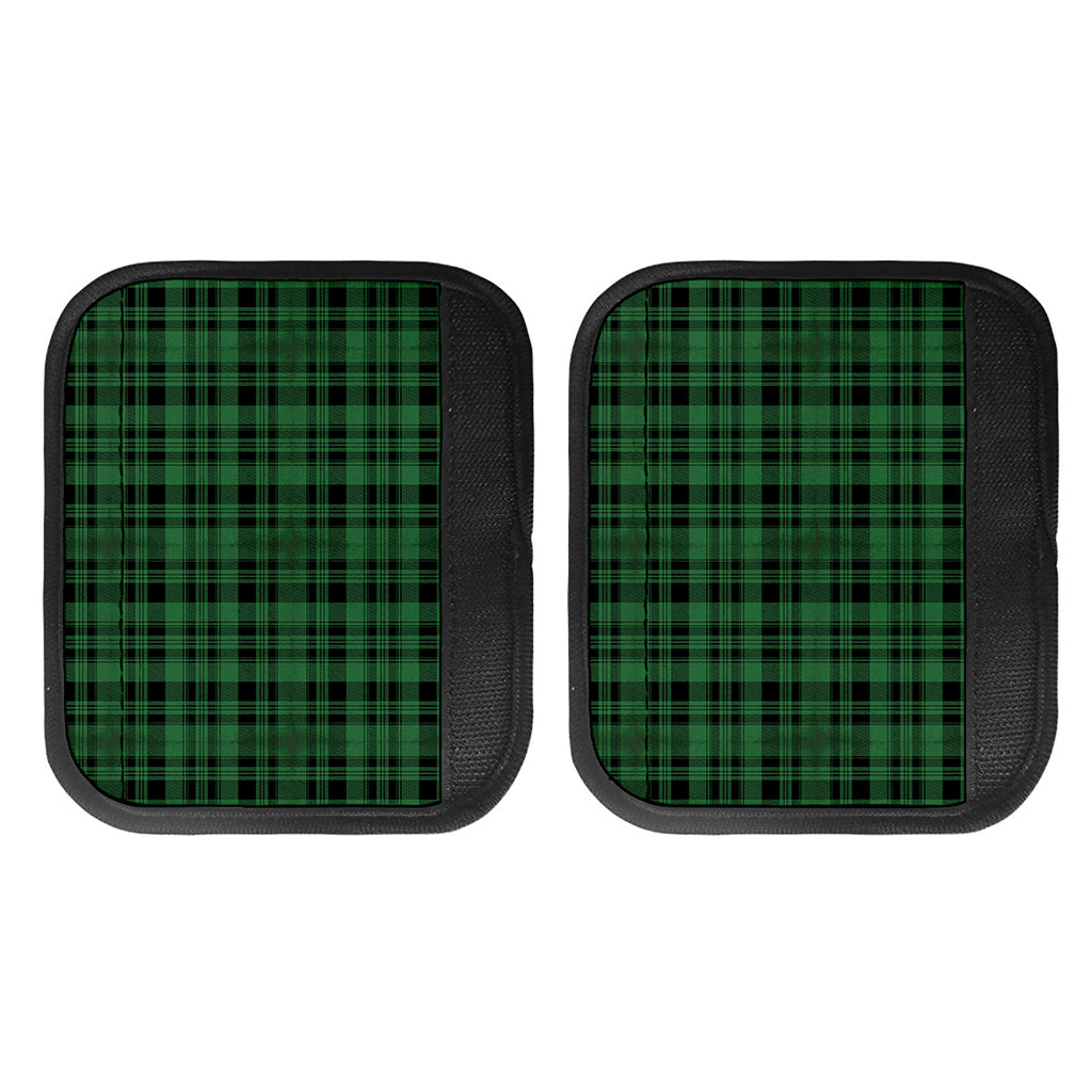 Green And Black Tartan Pattern Print Handle Covers