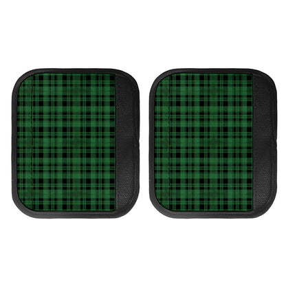 Green And Black Tartan Pattern Print Handle Covers