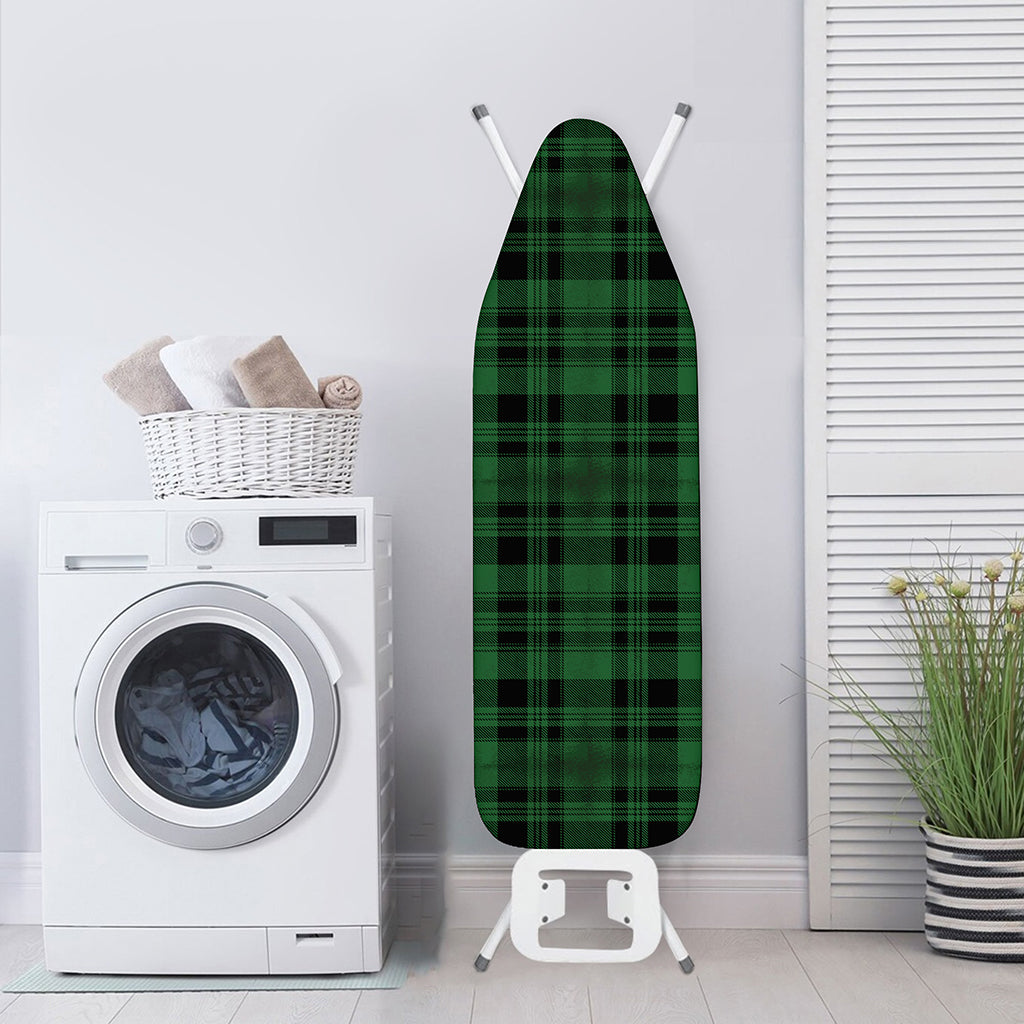 Green And Black Tartan Pattern Print Ironing Board Cover
