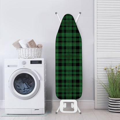 Green And Black Tartan Pattern Print Ironing Board Cover
