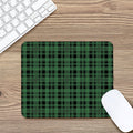 Green And Black Tartan Pattern Print Mouse Pad