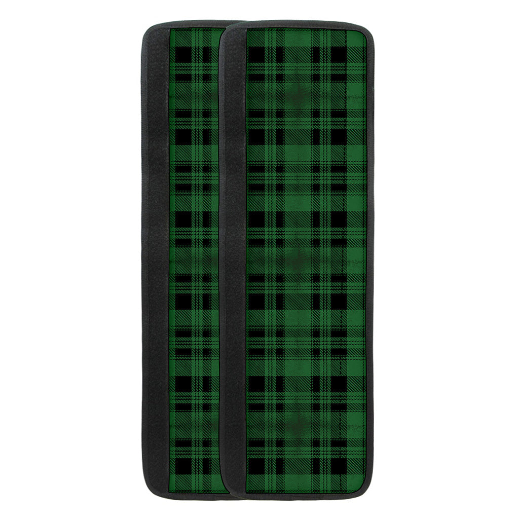 Green And Black Tartan Pattern Print Refrigerator Handle Covers