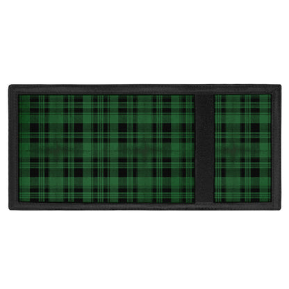 Green And Black Tartan Pattern Print Trifold Wallet