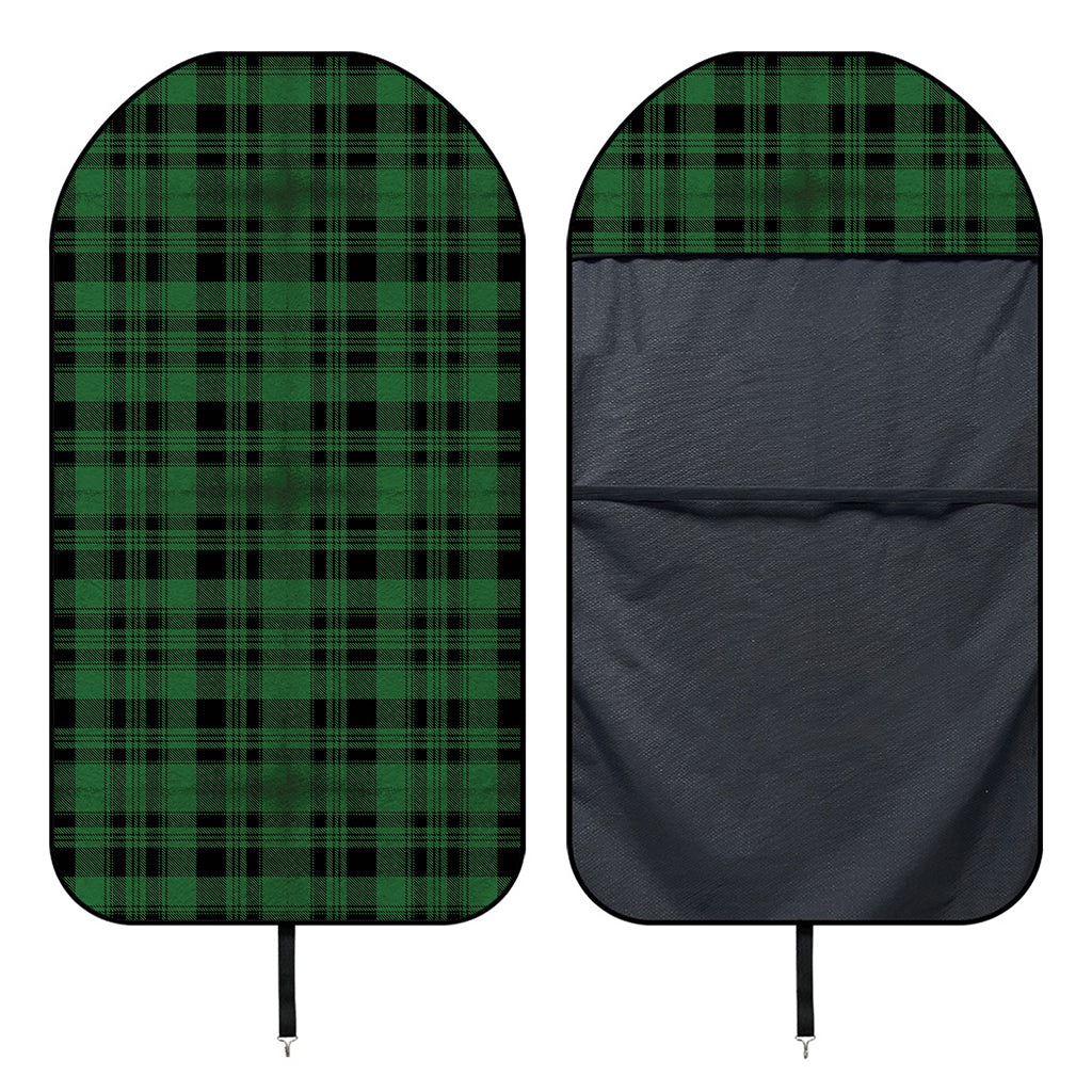 Green And Black Tartan Pattern Print Waterproof Car Seat Cover