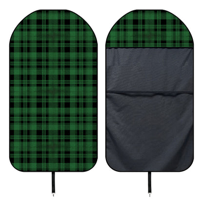 Green And Black Tartan Pattern Print Waterproof Car Seat Cover