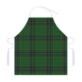 Green And Blue Stewart Tartan Print Adjustable Apron