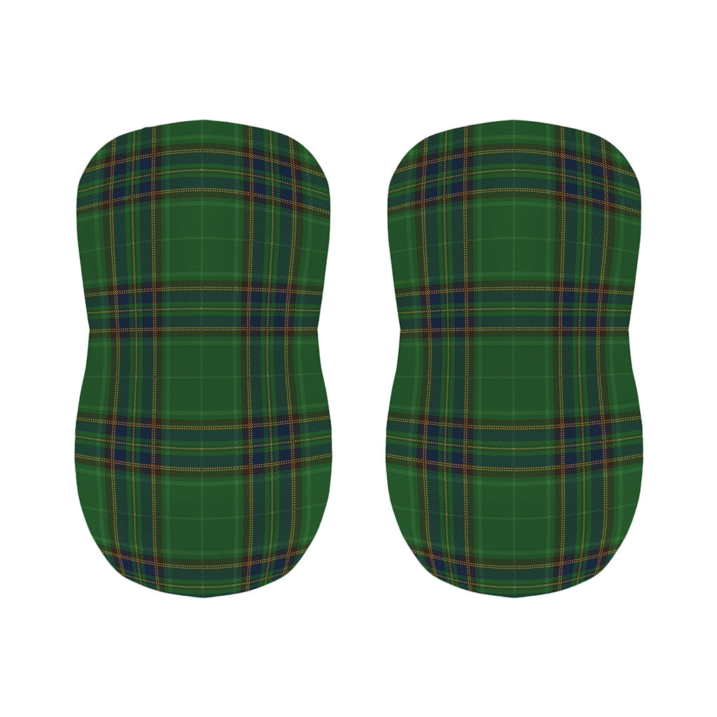 Green And Blue Stewart Tartan Print Bar Stool Covers