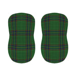 Green And Blue Stewart Tartan Print Bar Stool Covers