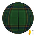 Green And Blue Stewart Tartan Print Basketball