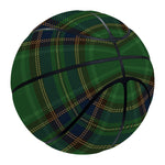 Green And Blue Stewart Tartan Print Basketball