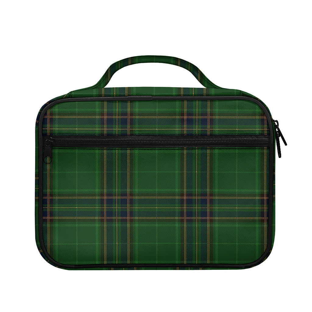 Green And Blue Stewart Tartan Print Briefcase Bible Bag