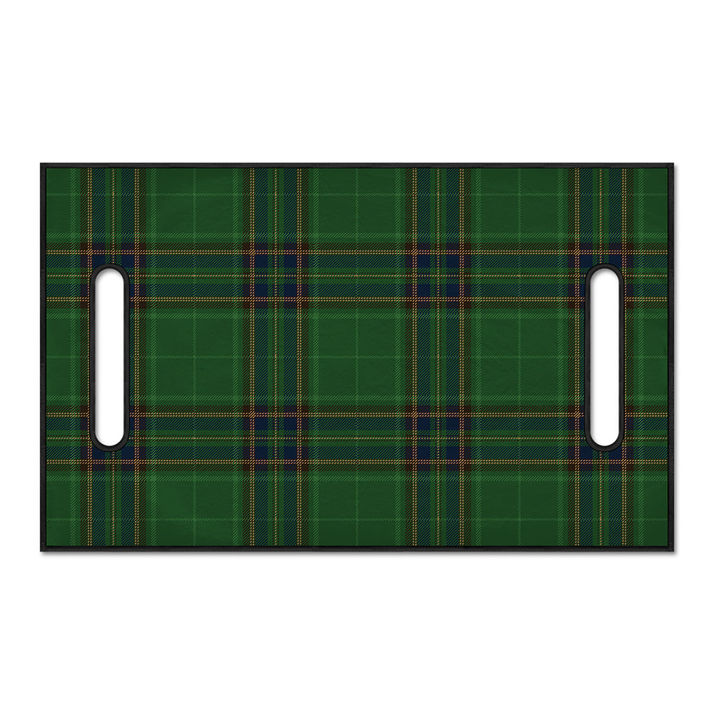 Green And Blue Stewart Tartan Print Golf Cart Seat Cover