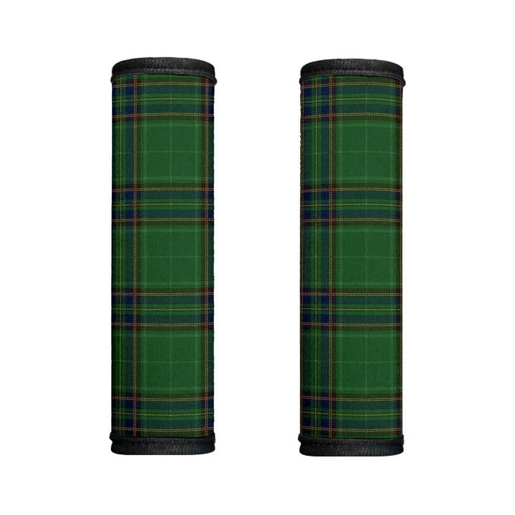 Green And Blue Stewart Tartan Print Handle Covers