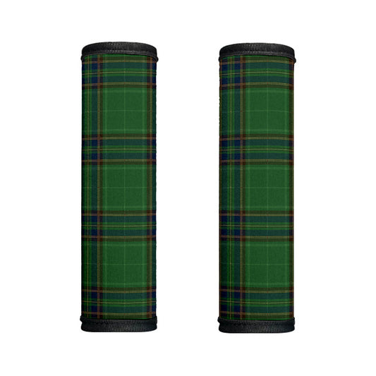 Green And Blue Stewart Tartan Print Handle Covers