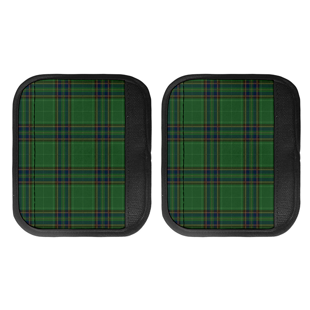 Green And Blue Stewart Tartan Print Handle Covers