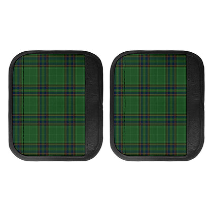 Green And Blue Stewart Tartan Print Handle Covers