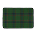 Green And Blue Stewart Tartan Print Kitchen Mat