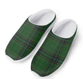 Green And Blue Stewart Tartan Print Mesh Casual Shoes
