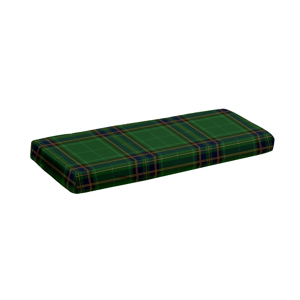 Green And Blue Stewart Tartan Print Piano Keyboard Cover
