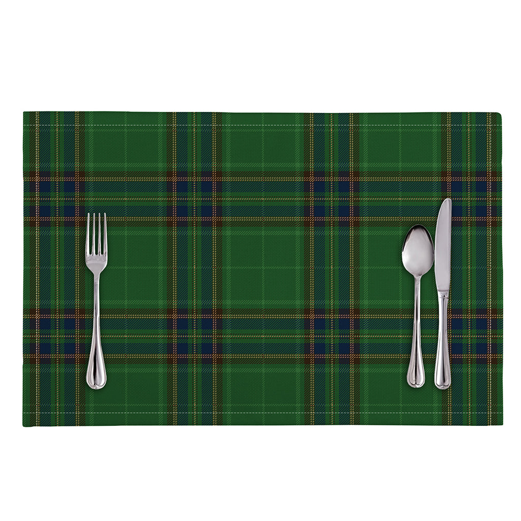 Green And Blue Stewart Tartan Print Placemat