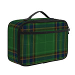 Green And Blue Stewart Tartan Print Portable Lunch Bag