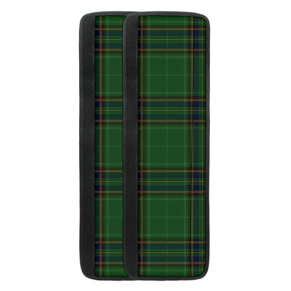 Green And Blue Stewart Tartan Print Refrigerator Handle Covers