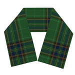 Green And Blue Stewart Tartan Print Scarf