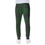 Green And Blue Stewart Tartan Print Scuba Joggers