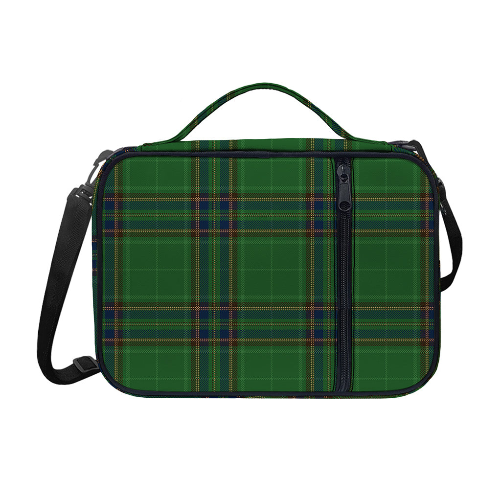 Green And Blue Stewart Tartan Print Shoulder Strap Bible Bag