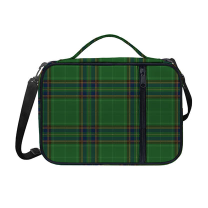 Green And Blue Stewart Tartan Print Shoulder Strap Bible Bag