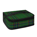 Green And Blue Stewart Tartan Print Small Lunch Bag