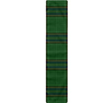 Green And Blue Stewart Tartan Print Table Runner
