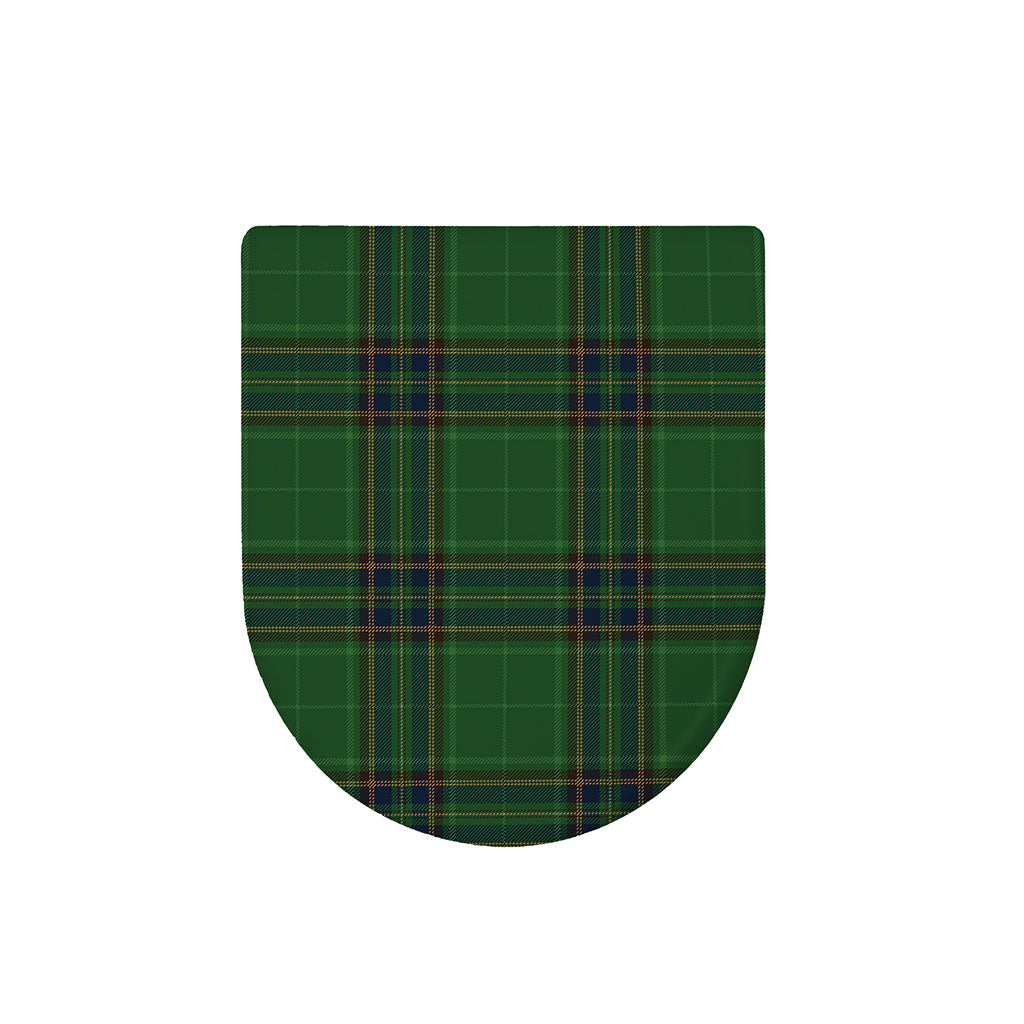 Green And Blue Stewart Tartan Print Toilet Lid Cover